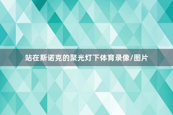 站在斯诺克的聚光灯下体育录像/图片