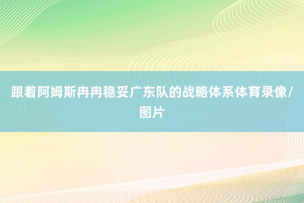 跟着阿姆斯冉冉稳妥广东队的战略体系体育录像/图片