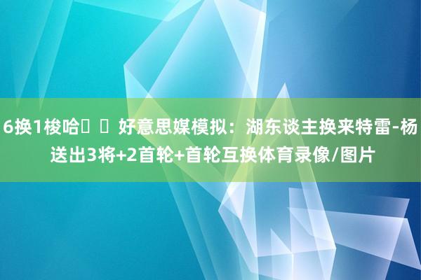 6换1梭哈⁉️好意思媒模拟：湖东谈主换来特雷-杨 送出3将+2首轮+首轮互换体育录像/图片