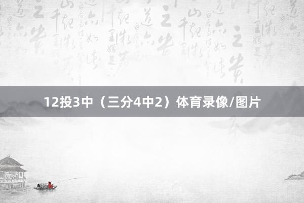 12投3中（三分4中2）体育录像/图片